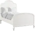 Kelly White Twin Bed