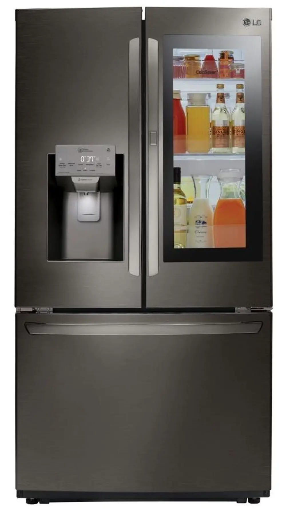 LFXS26596D LG 26 cu ft French Door-in-Door Refrigerator - Black Stainless Steel-1