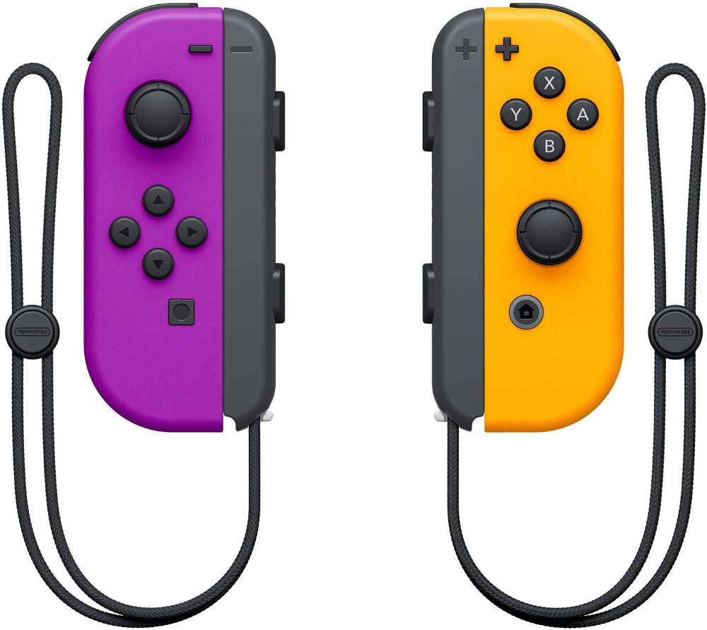 Nintendo Switch Joy-Con Controller - Purple/Orange