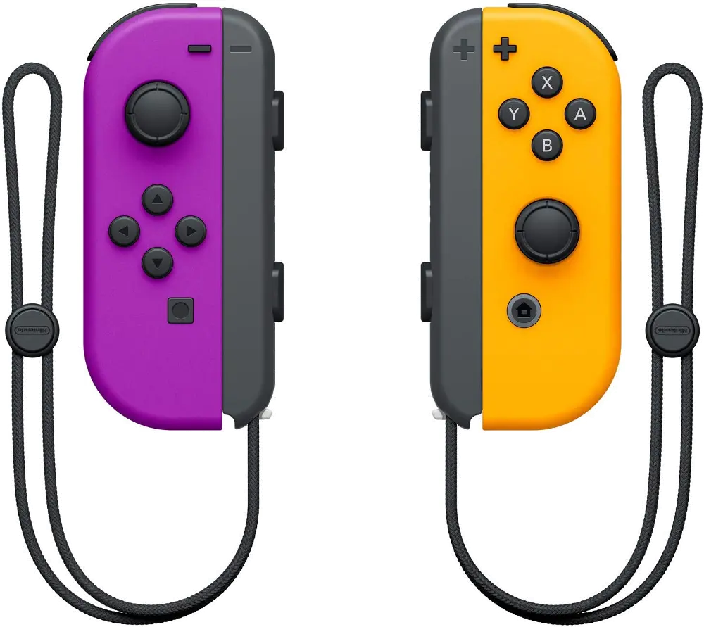 SWI/J-C_PRPL(L)ORN(R Nintendo Switch Joy-Con Controller - Purple/Orange-1