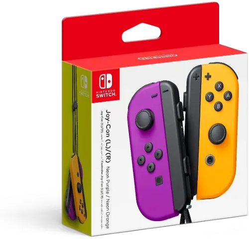 Nintendo Switch Joy-Con Controller - Purple/Orange | RC Willey