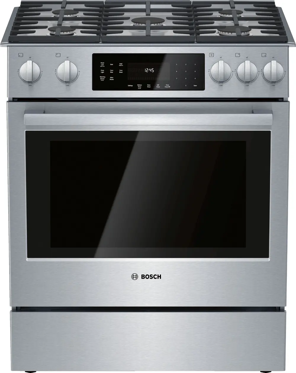 HGI8056UC Bosch 800 Series 4.8 cu ft Gas Range - Stainless Steel-1