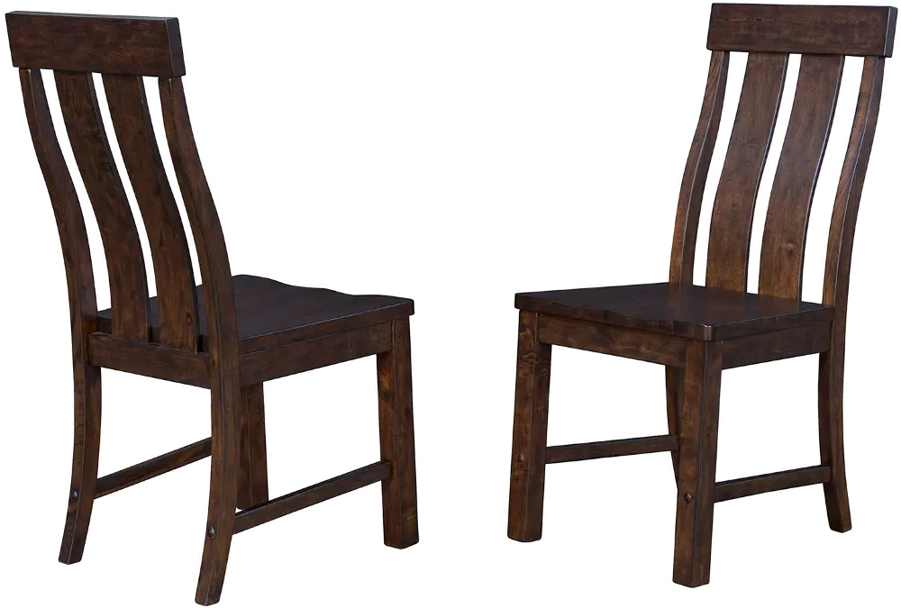 Rustic Brown Dining Room Chair - Henderson-1