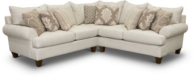 Linen Beige 3 Piece Sectional Sofa With Raf Loveseat Swift Rc Willey Furniture Linen Beige 3 Piece Sectional Sofa With, Paula Deen Furniture Sofa