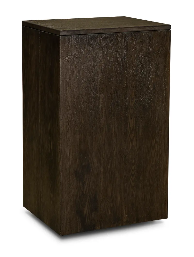 Adeline Dark Brown End Table Chip and Dip Stand