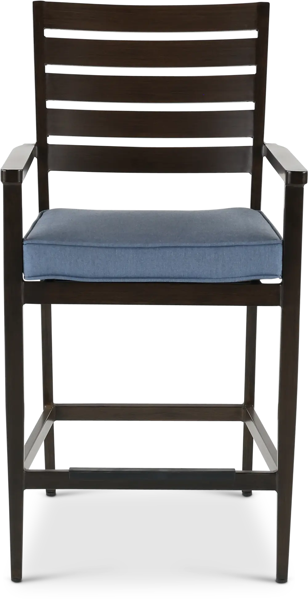 Adeline Blue Outdoor Bar Stool-1