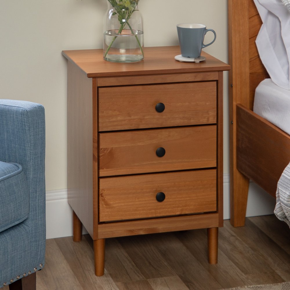 Spencer Classic Caramel Nightstand - Walker Edison