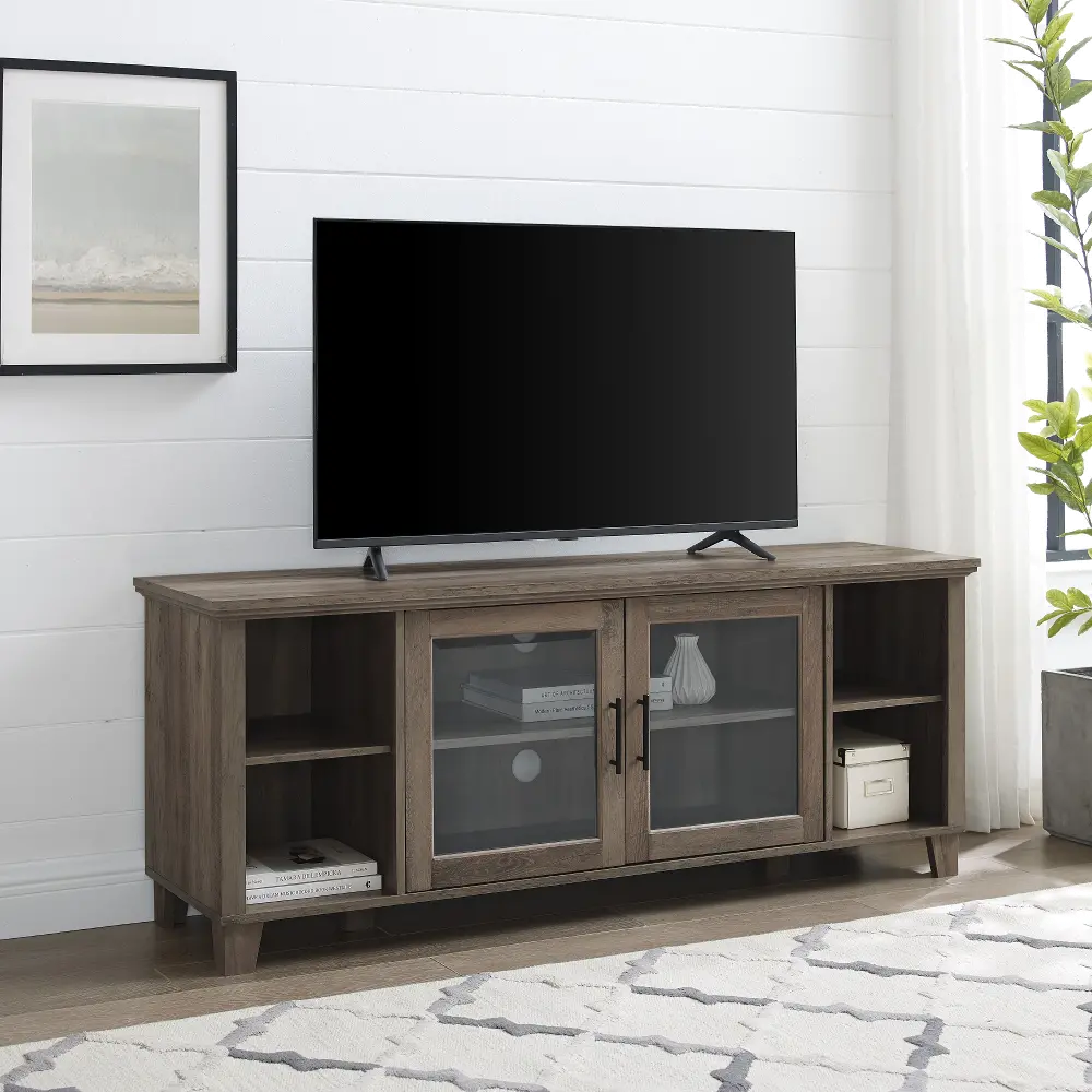W58CO2DGW Scout Gray Wash 58 Inch TV Stand-1