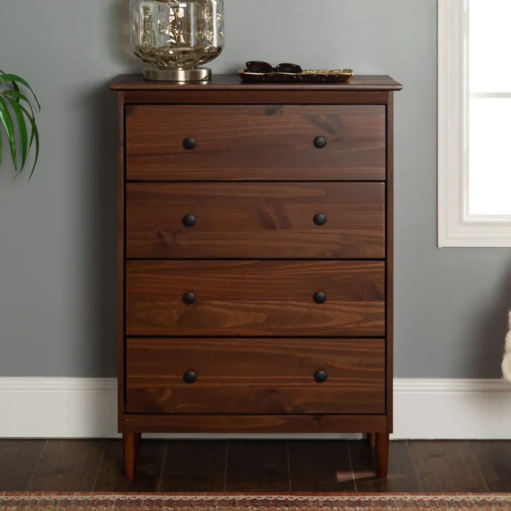 BR4DDRWT Spencer Classic Walnut Chest of Drawers-1