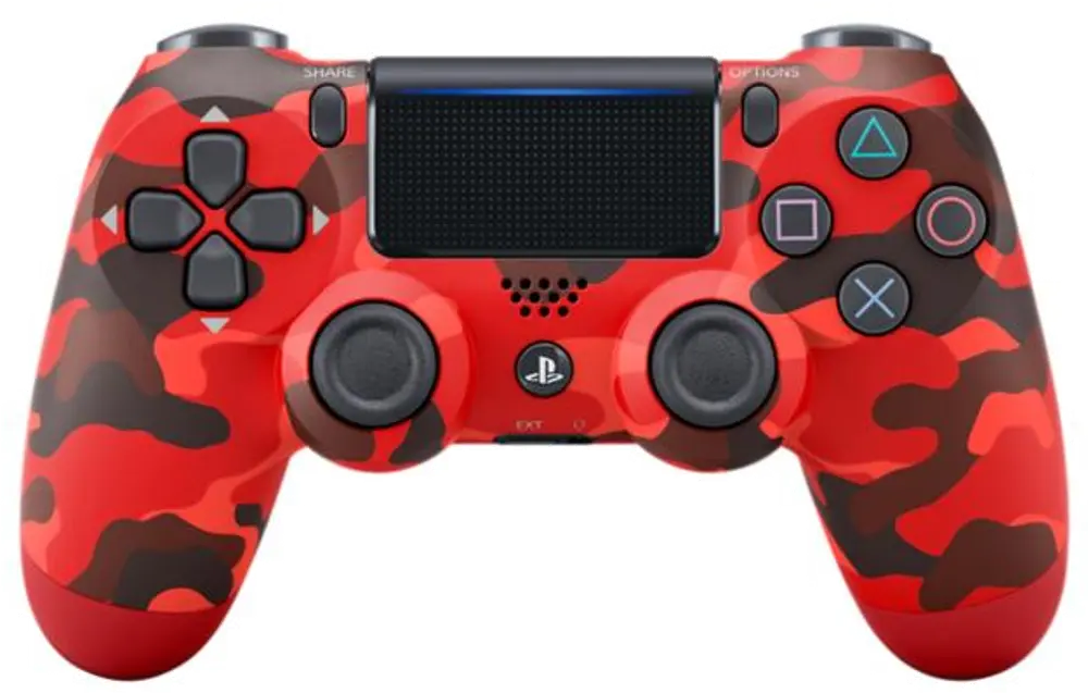 PS4/DUALSHCK-4-RDCMO PS4 Controller Wireless DualShock 4 - Red Camo-1