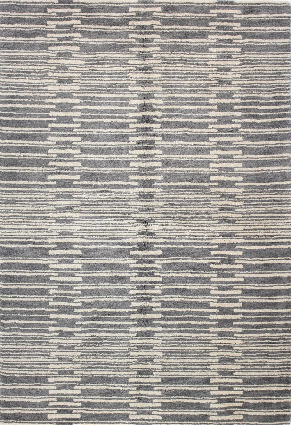 S185-GY-4X6-ST264 4 x 6 Small Contemporary Princeton Gray Area Rug - Chelsea-1