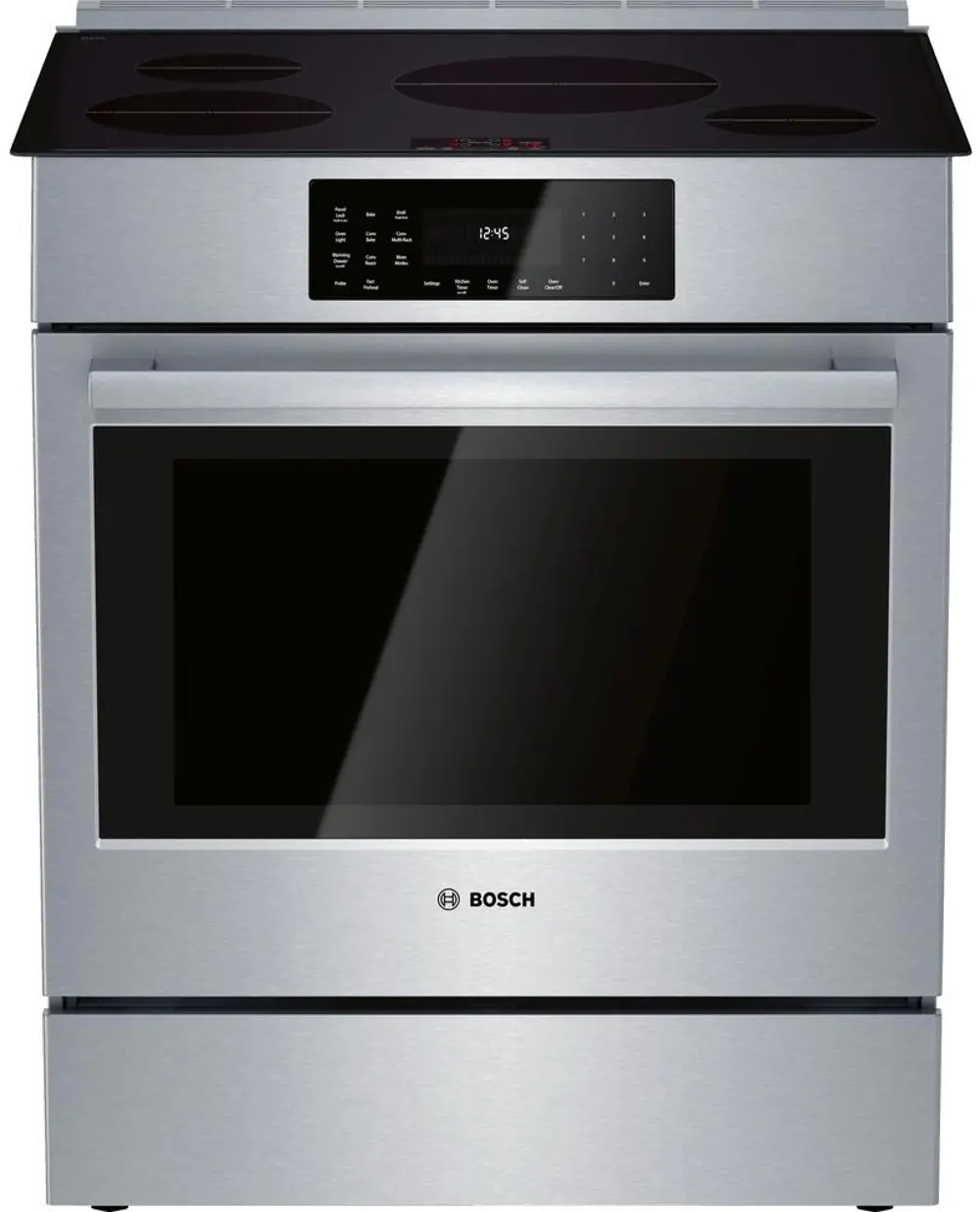 HII8056U Bosch 800 Series 5.4 cu ft Electric Induction Range - Stainless Steel-1