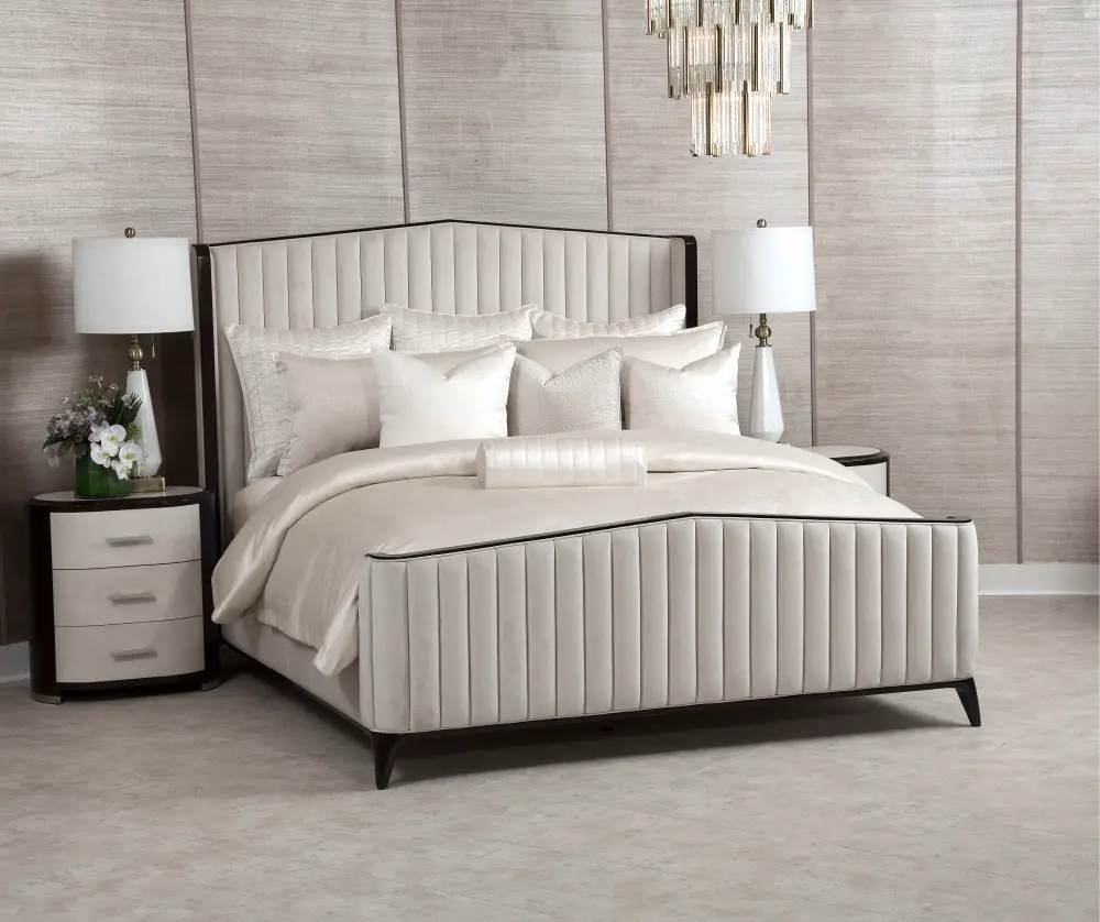 Oliver Ivory Queen 9 Piece Bedding Collection-1