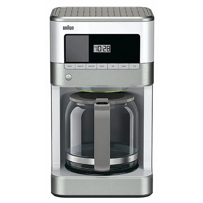 KF6050WH Braun BrewSense 12 Cup Drip Coffee Maker - Stainless Steel-1