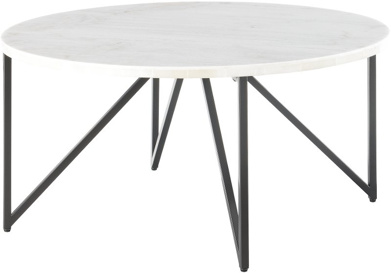 Contemporary Round Marble Coffee Table, Top Round Coffee Tables