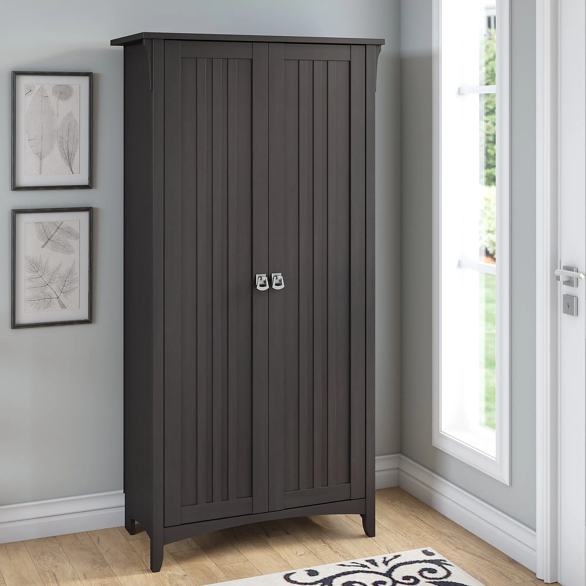 https://static.rcwilley.com/products/111718953/Salinas-Vintage-Black-Tall-Storage-Cabinet-with-Doors---Bush-Furniture-rcwilley-image1.webp
