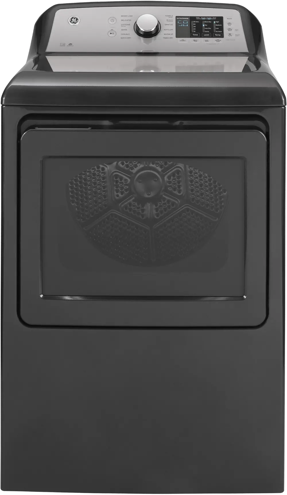 GTD72GBPNDG GE Gas Dryer with HE Sensor Dry - 7.4 cu. ft. Diamond Gray-1