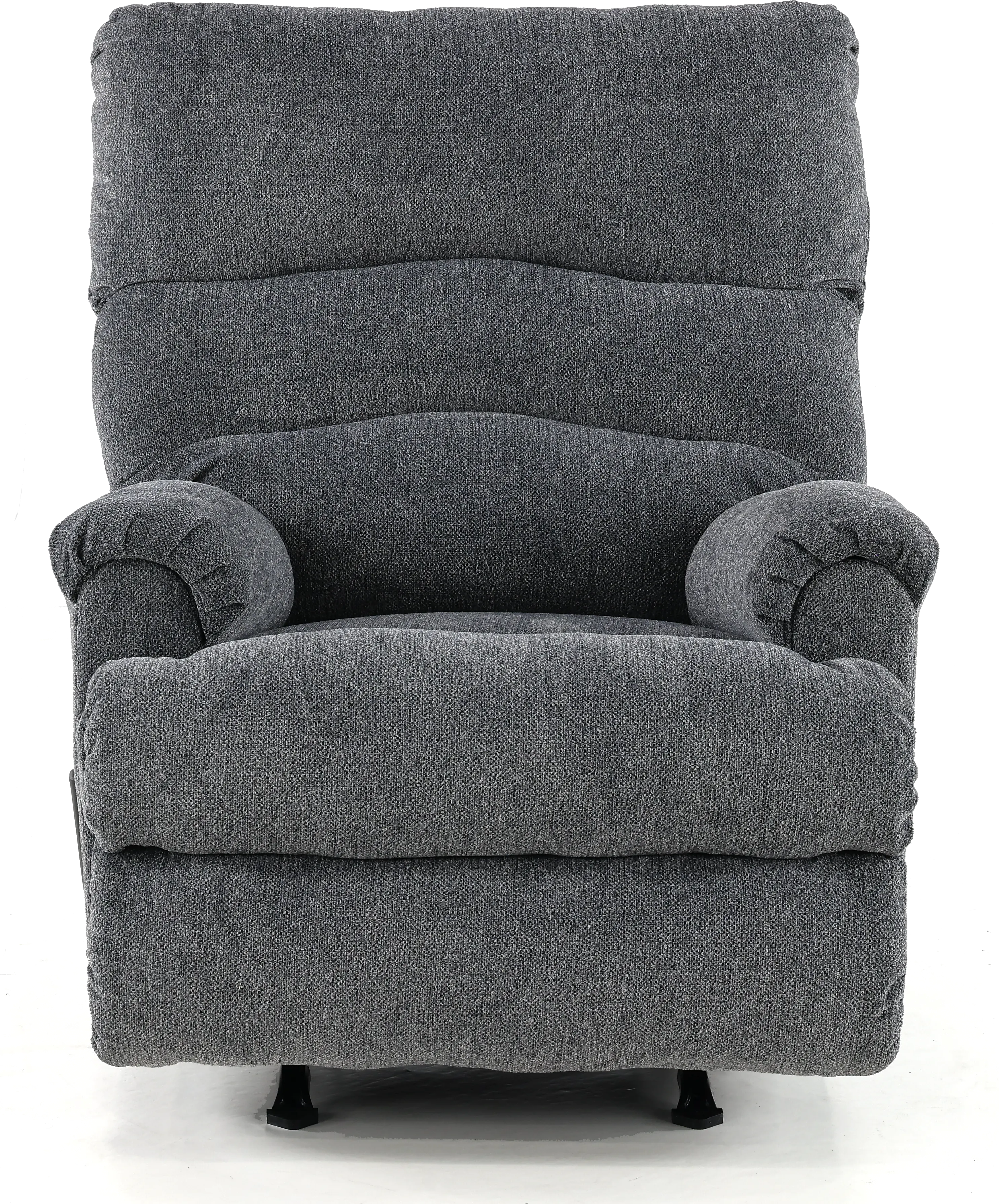 Manfort Charcoal Gray Rocker Recliner