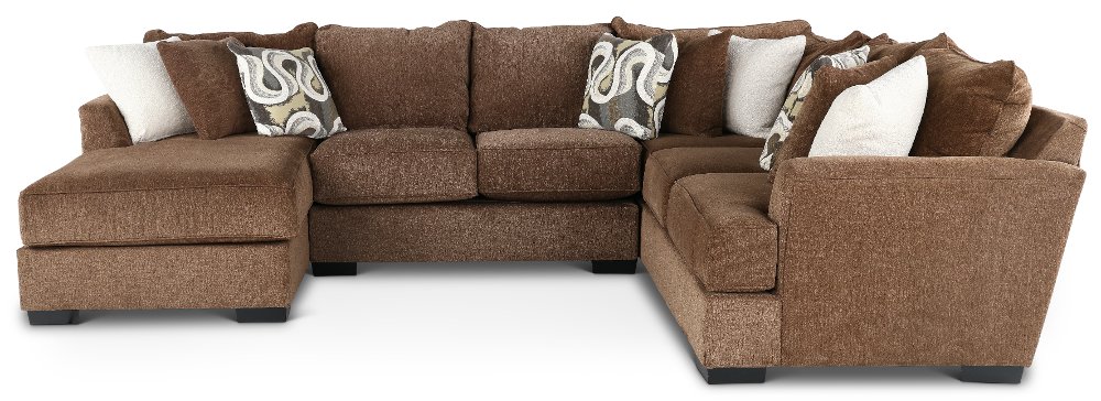 Tranquility Brown 3 Piece Sectional