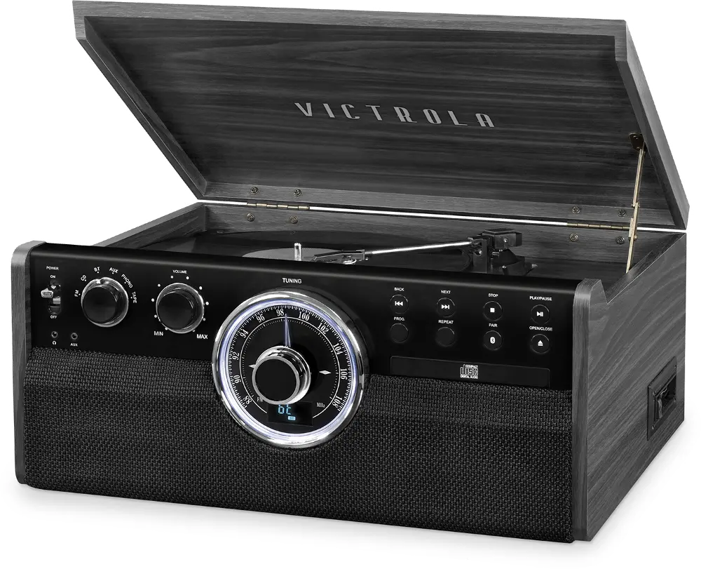 Victrola Mid Century Bluetooth Record Player-1