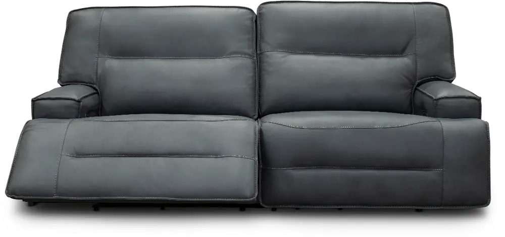 Rockies Gray Power Reclining Sofa with Adjustable Lumbar-1