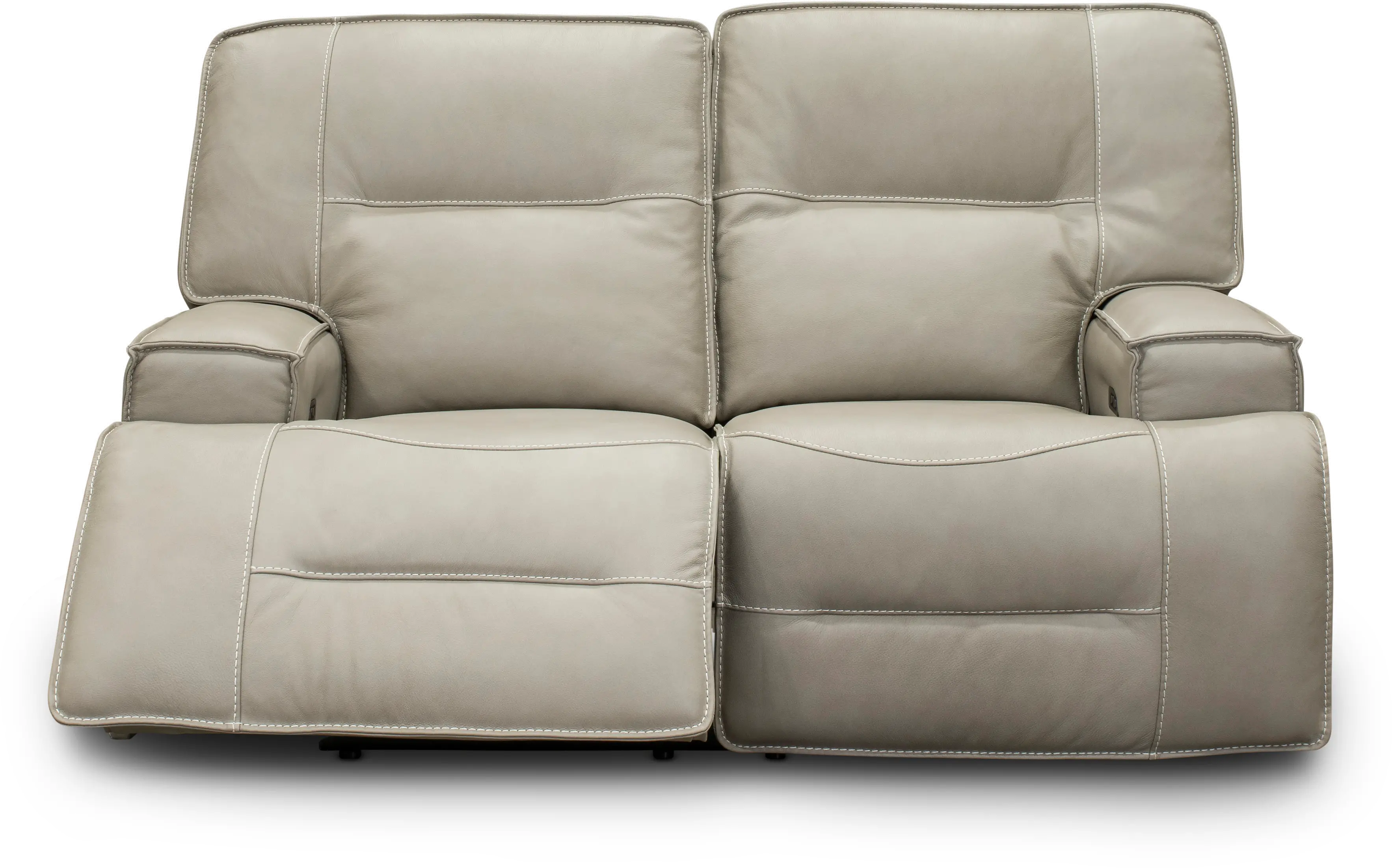 Beige on sale reclining loveseat