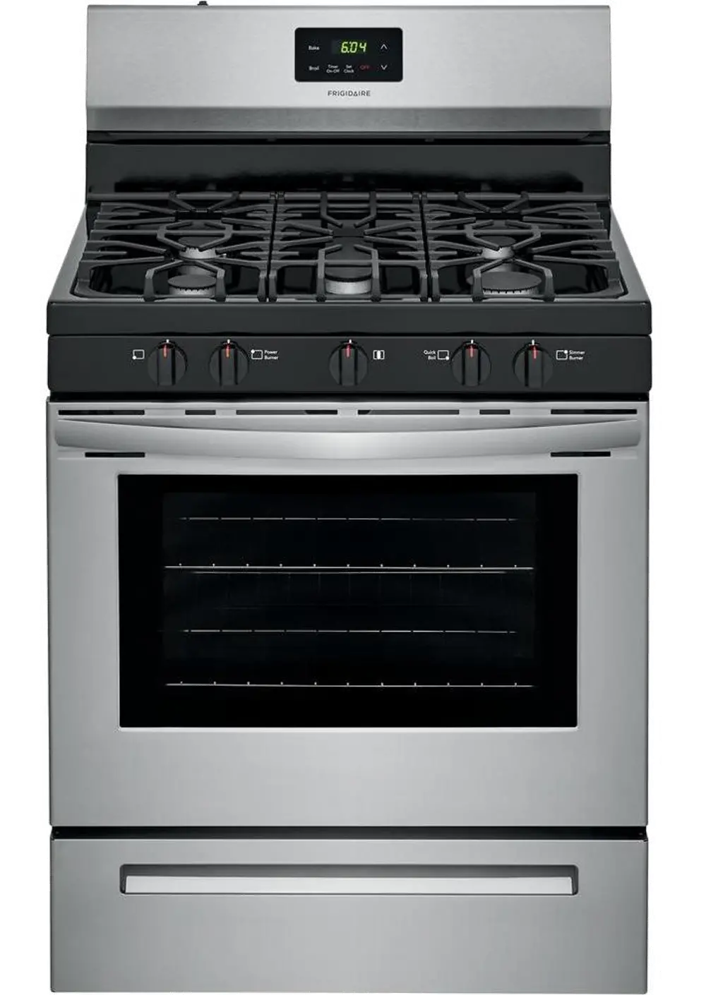 FCRG3052AS Frigidaire 5.0 cu ft Gas Range - Stainless Steel-1