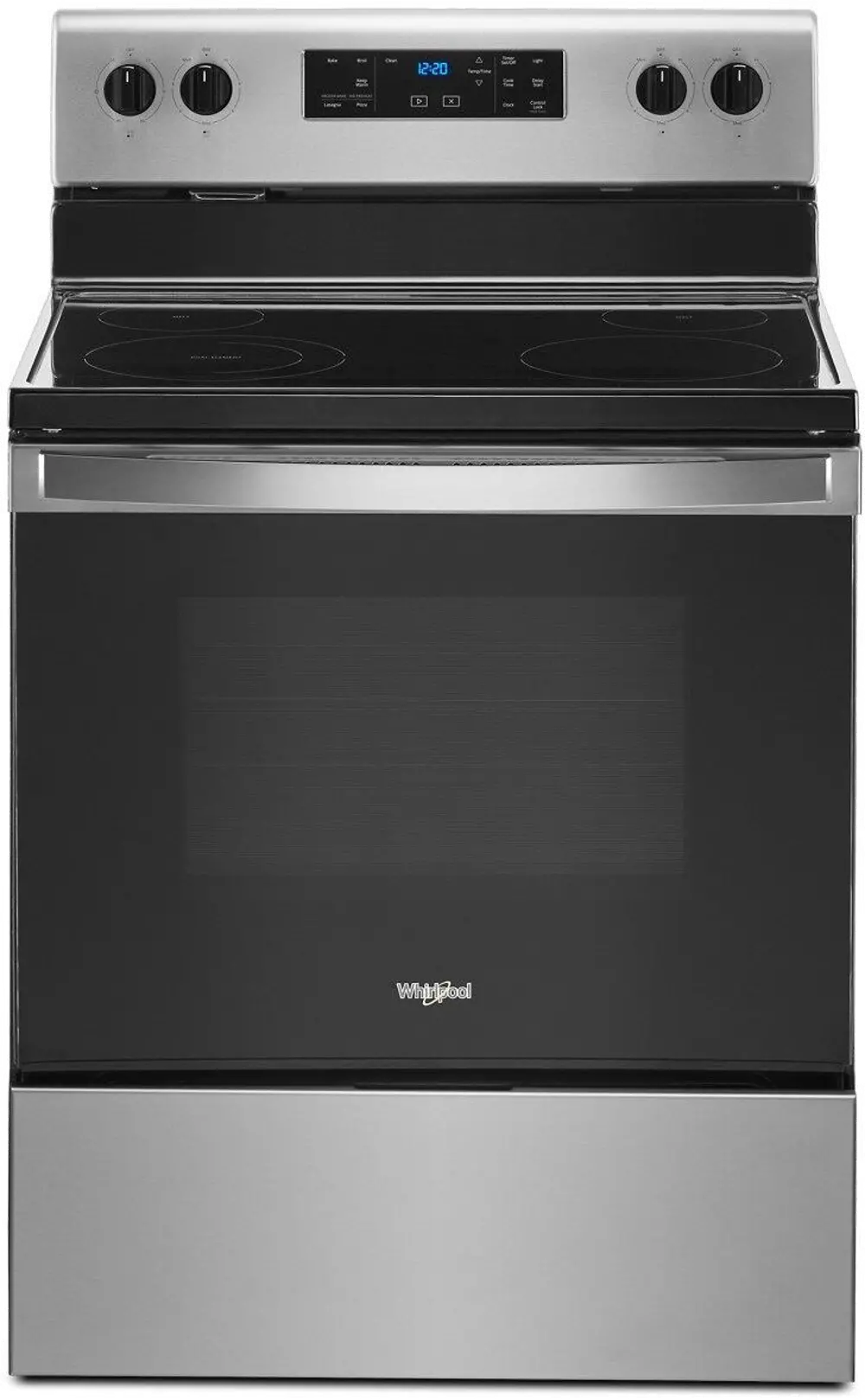 WFE515S0JS Whirlpool 5.3 cu ft Electric Range - Stainless Steel-1