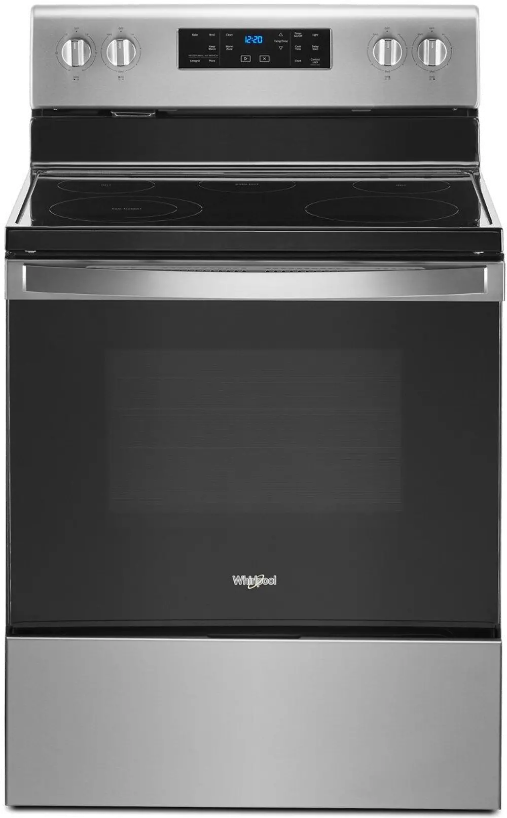 WFE525S0JS Whirlpool 5.3 cu ft Electric Range - Stainless Steel-1