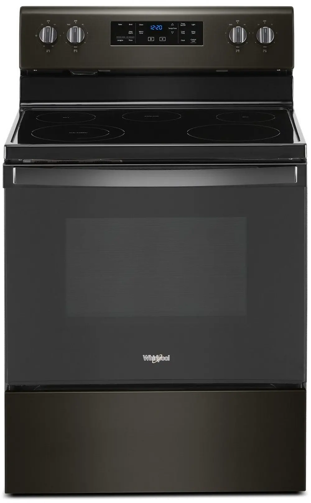 WFE525S0JV Whirlpool 5.3 cu ft Electric Range - Black Stainless Steel-1