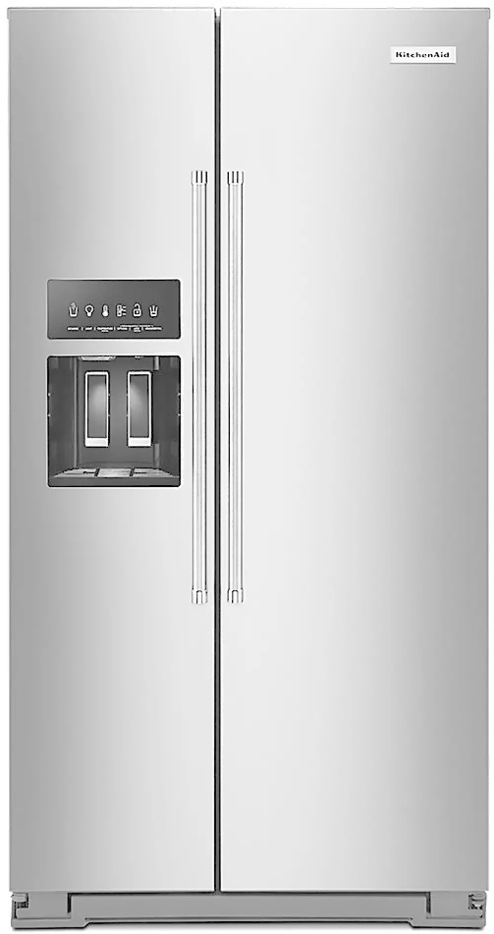 KRSF705HPS KitchenAid 24.8 Cu Ft Side-by-Side Refrigerator - Fingerprint Resistant Stainless Steel-1