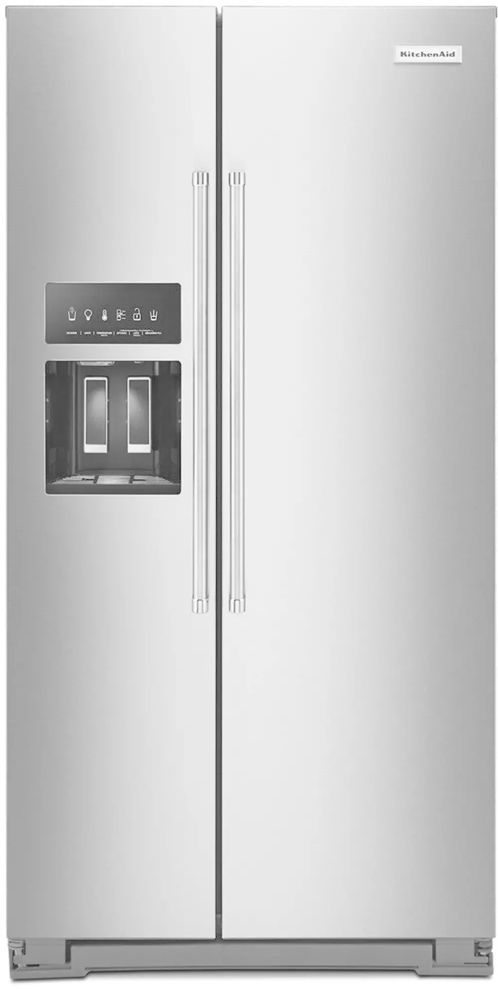 KRSC703HPS KitchenAid 22.7 cu ft Side by Side Refrigerator - Counter Depth Stainless Steel-1