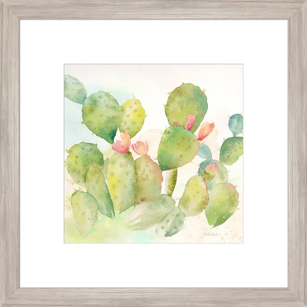 Cactus Garden I Framed Wall Art-1