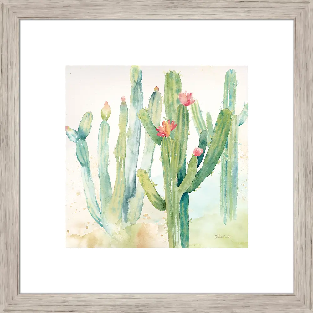 Cactus Garden II Framed Wall Art-1