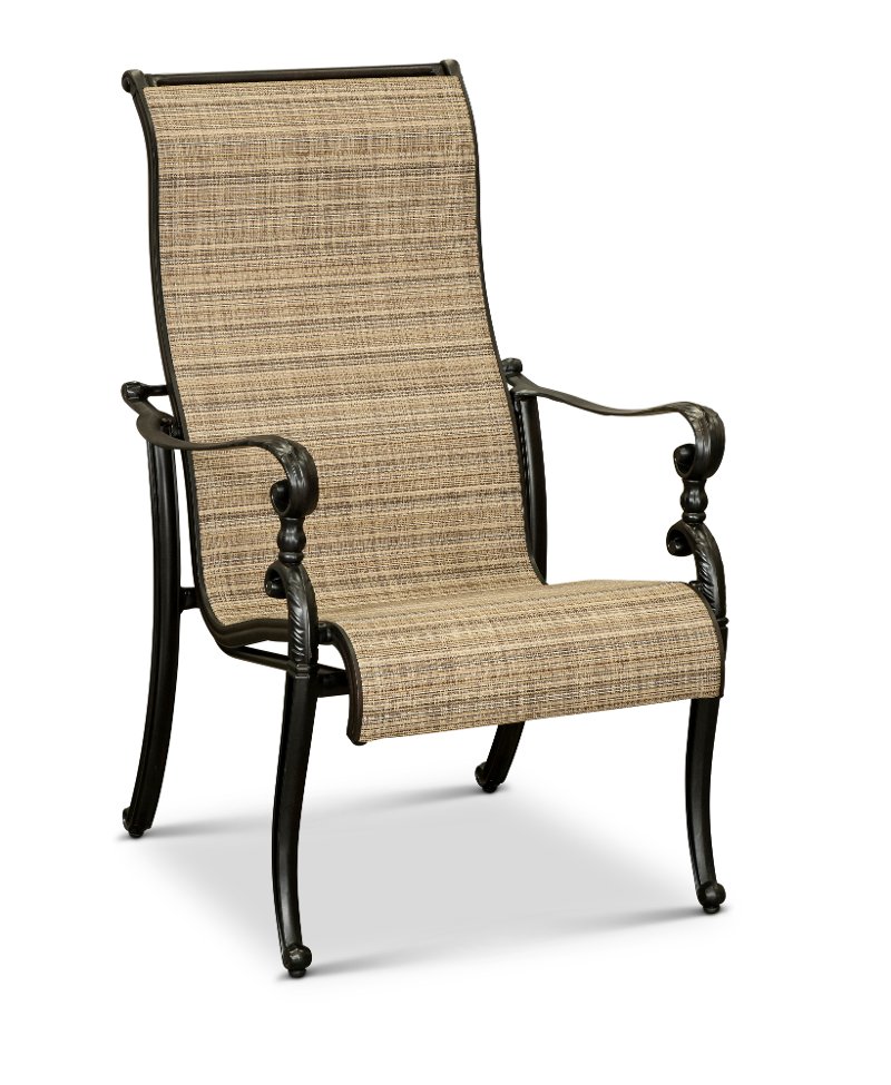 Cinnamon Sling Patio Chair Montreal, Outdoor Furniture Scottsdale