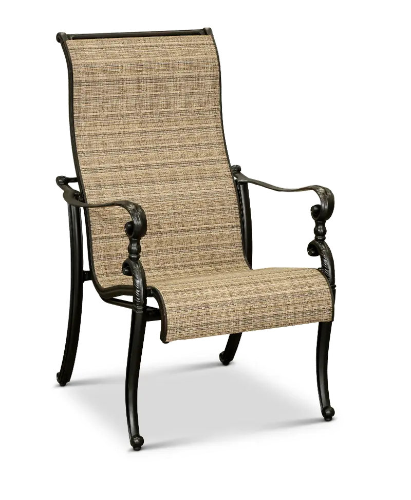 Montreal Brown Sling Patio Chair