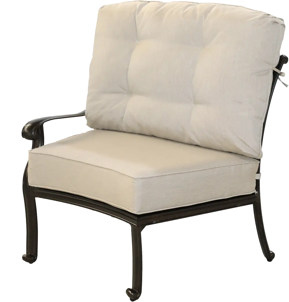 Montreal Taupe Left Facing Patio Chair-1