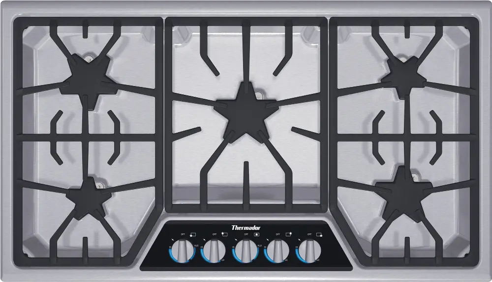 SGSX365FS-SPECIAL Thermador Masterpiece 36 Inch Gas Cooktop - Stainless Steel-1
