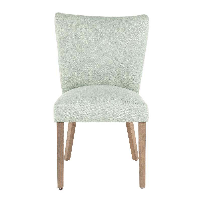Contemporary Green Upholstered Dining, Green Upholstered Dining Room Chairs