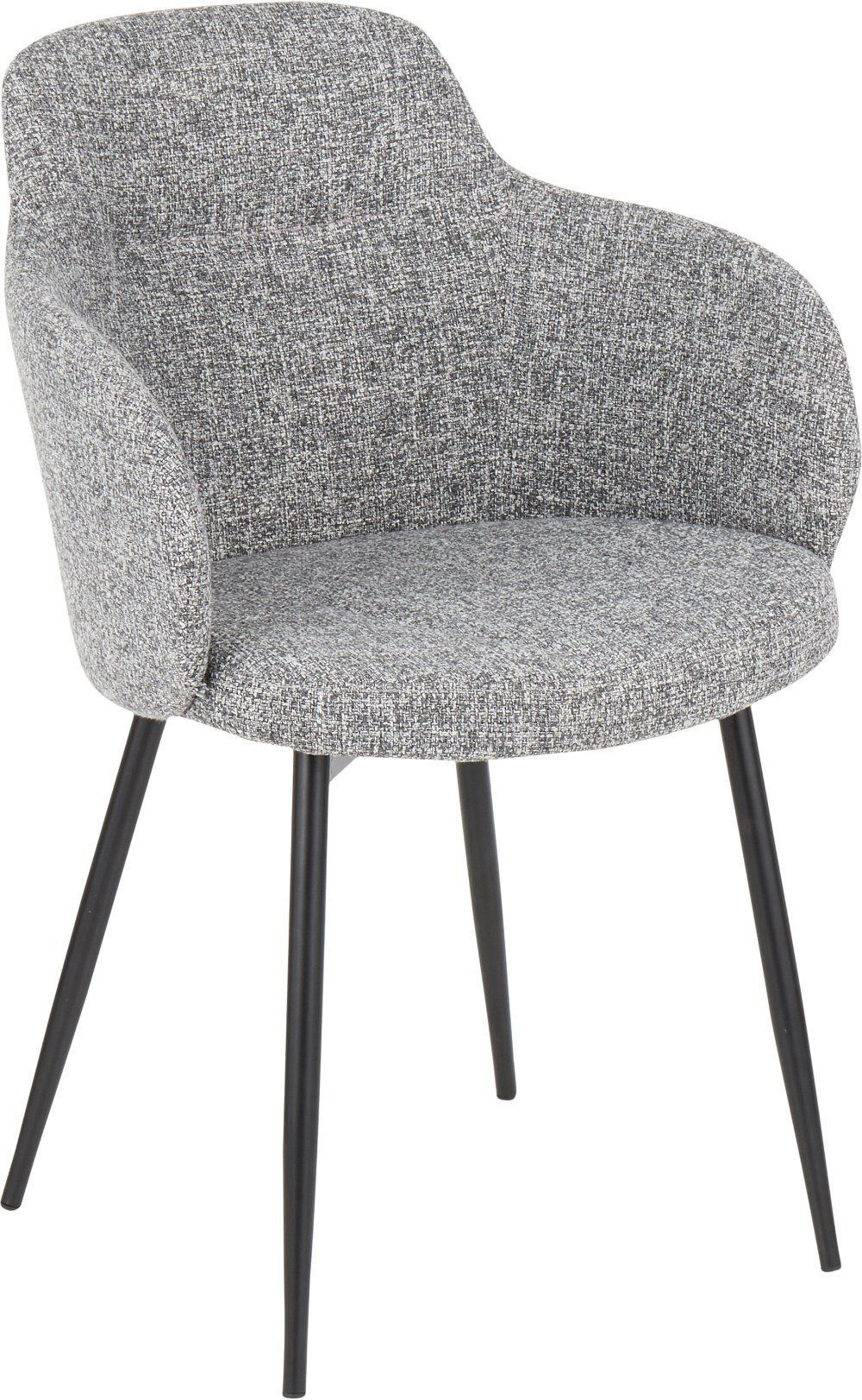 111762502 Boyne Gray Upholstered Dining Room Chair sku 111762502