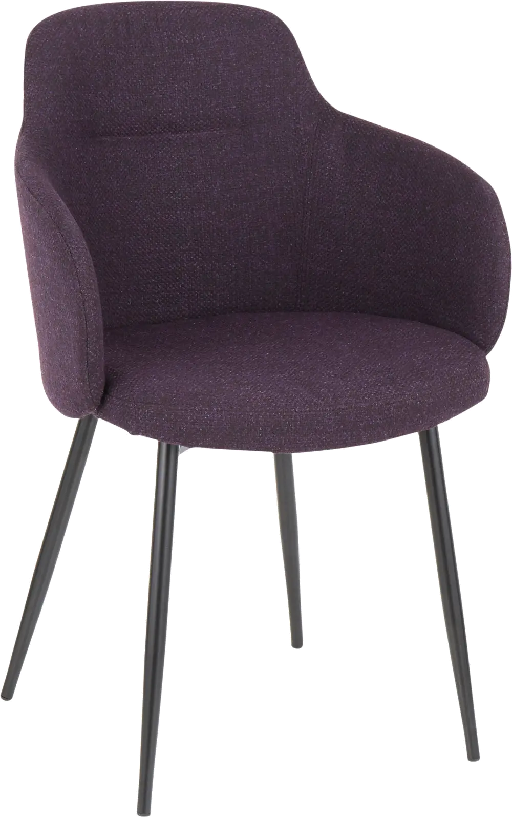 CH-BOYNE BKPR Boyne Purple Upholstered Dining Room Chair-1