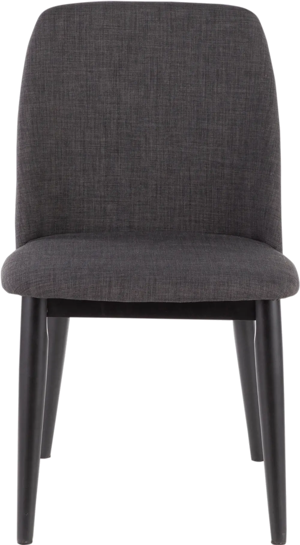 CHR-TNT-CHAR-B2 Charcoal Upholstered Dining Room Chairs (Set of 2) - Tintori-1