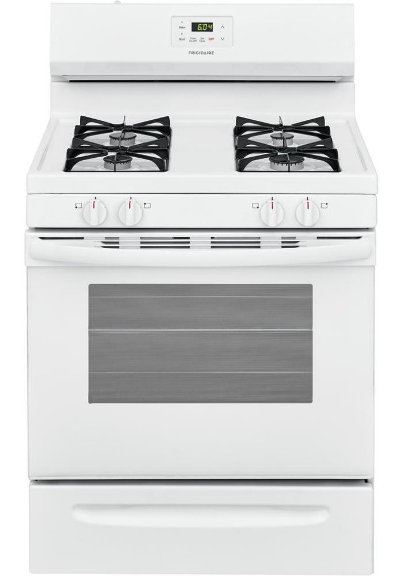 Frigidaire 30 Inch 4 Burner Gas Range 5 0 Cu Ft White Rc