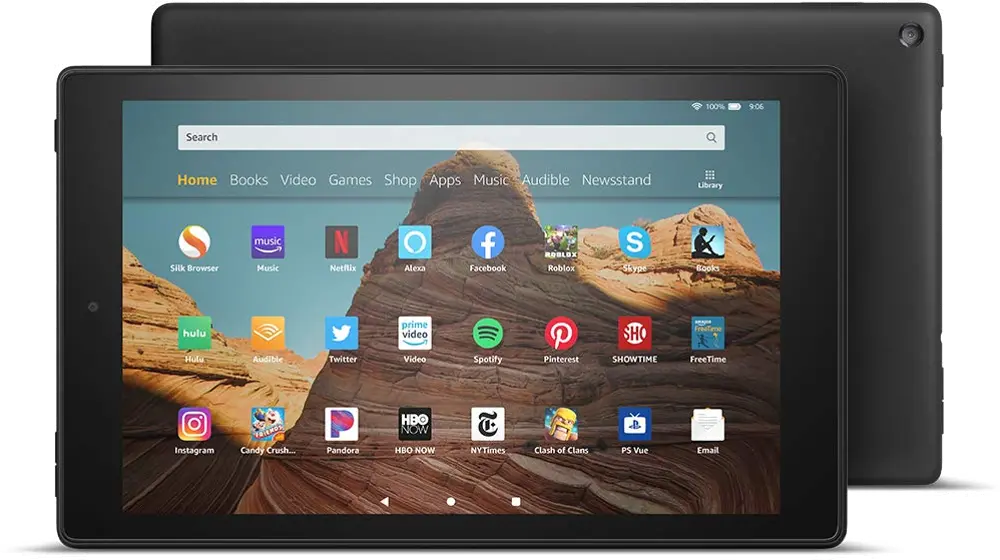 B07K1RZWMC,FIRE-10 Amazon Fire HD 10 Tablet (10.1  1080p full HD display, 32 GB) – Black-1