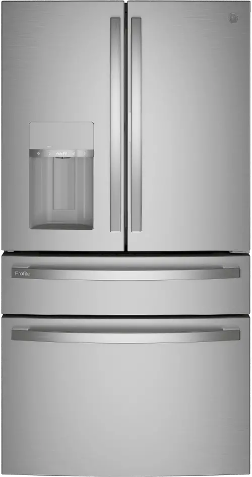 GE Profile 27.9-cu ft 4-Door Smart French Door Refrigerator with Ice  Maker/Door