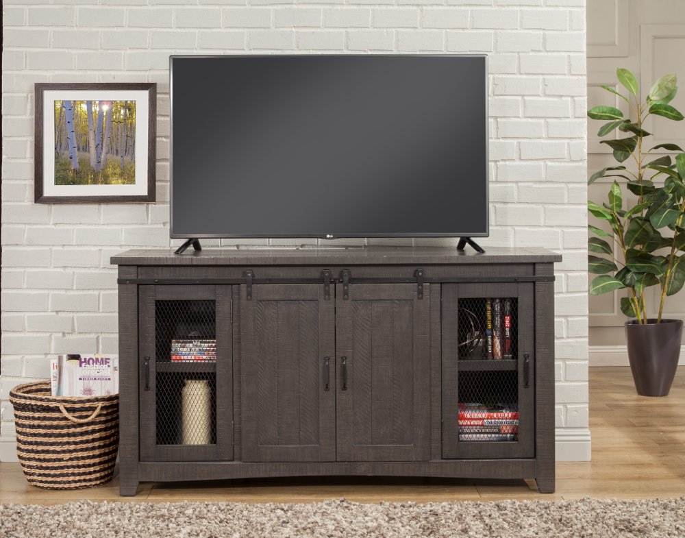 Camden Gray Farmhouse TV Stand