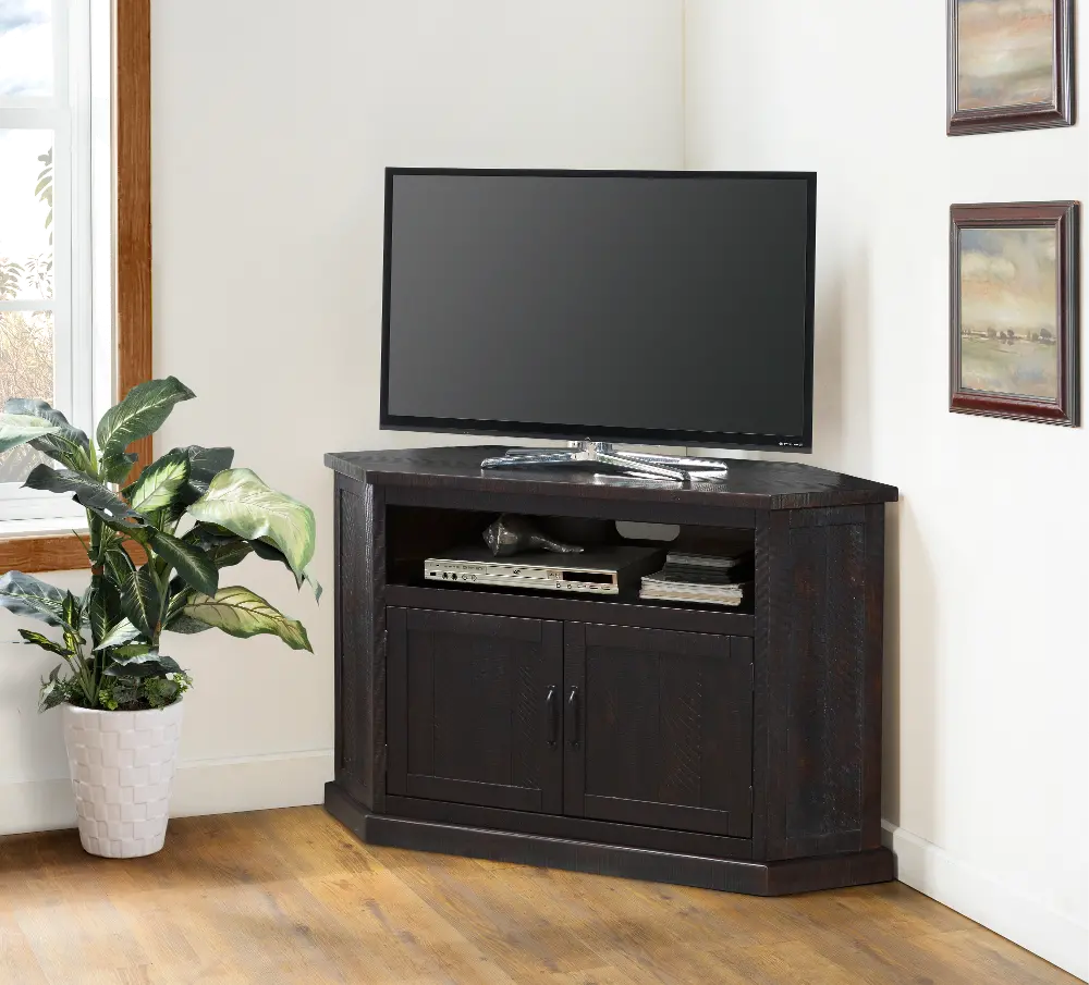 Espresso 55 Inch Corner TV Stand-1