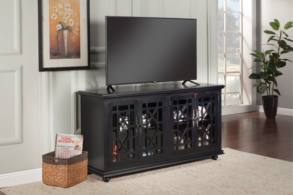 Jules Black 63 Inch TV Stand