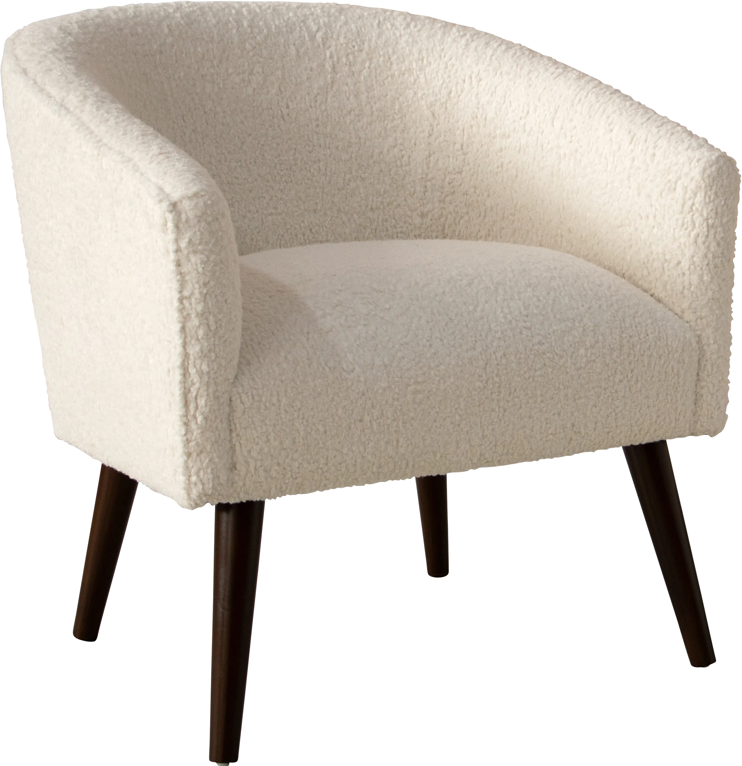 Deco Natural Faux Sheepskin Accent Chair - Skyline Furniture