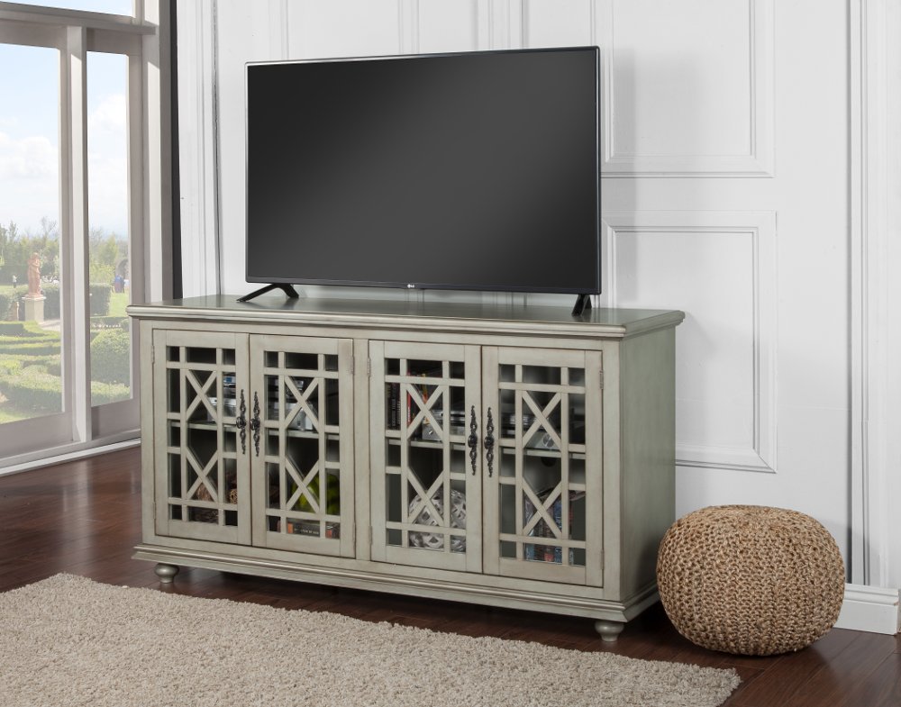 111785359 Jules Silver 63 Inch TV Stand sku 111785359